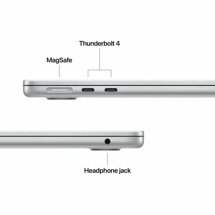 Apple MacBook Air Laptop 13,6 polegadas M4 Chip 10 núcleos CPU 10 núcleos GPU 16 GB RAM 512 GB SSD - Prata